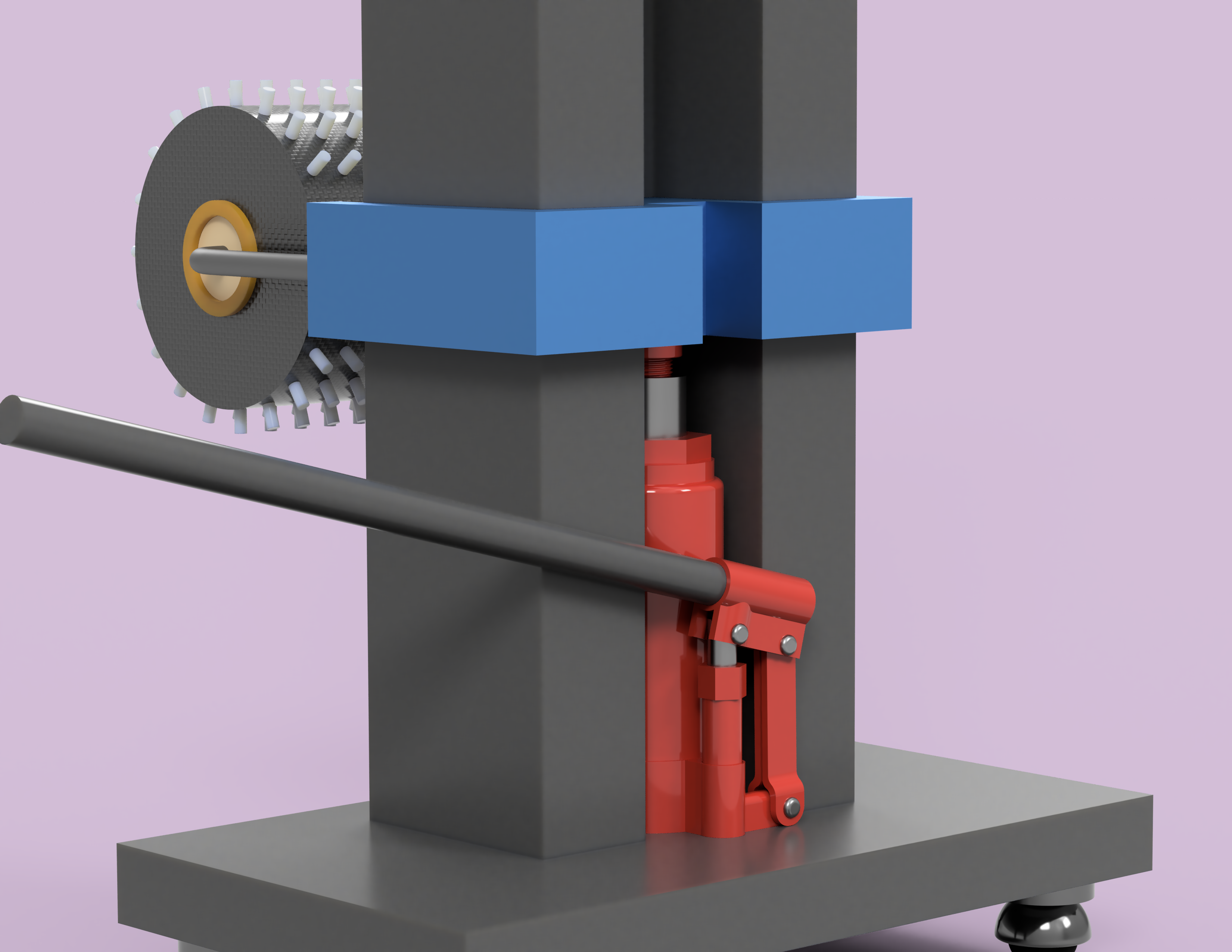 Mechanical painter project render